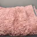 8x10 Area Rug Living Room: Blush Shag Fluffy Area Rugs for Bedroom- Blush Fluffy Rugs for Living Room- Large Plush Soft Fuzzy Carpets for Bedroom, Kids Room Decor, 8x10Feet