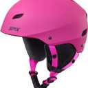 SPIX Ski Helmet Snowboard Helmet - ASTM Safety Standard Size Adjustable for Adults Youth Men and Women (M(21.3-22.8/54-58cm), Matte Pink)