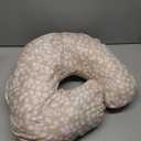 The Peanutshell Nursing Pillow & Cover - Soft Newborn Nursing Baby Girl or Boy Pillow Covers, Supportive & Comfortable Breastfeeding, Tummy Time Baby Essentials - Beige Botanical