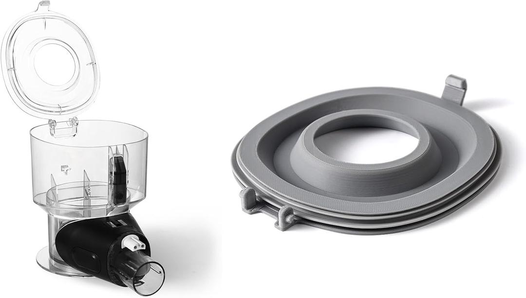 Plastic Dust Bin Lid with Gasket Replacement Parts Fit for Tineco Cordless Vacuum Cleaner S11, A11, Canister Accessories for Tineco Stick Vacuum