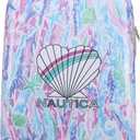 Nautica Kids 18" Hardside Carry-on Suitcase with Spinner Wheels, Pastel Shell