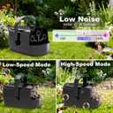 Bubble Machine Durable Automatic Bubble Blower, 18000+ Big Bubbles Per Minute Bubbles for Kids Toddlers Bubble Maker Operated by Plugin or Batteries Bubble Toys for Indoor Outdoor Birthday Party, 2.5 Cm X 23.5 Cm X 12 Cm
