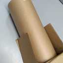 SMART&CASUAL 48" x 2,520" (210') Brown Kraft Craft Paper Roll for Gift Wrapping Bulletin Board Bouquet Flower Kids Art Packing Parcel Table Covering 70GSM 50LB (Brown, 48" x 210')