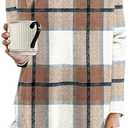 XIEERDUO Womens Tunic Tops Long Sleeve Crew Neck High Low Hem Loose Fit Shirts Blouses with Pockets XL