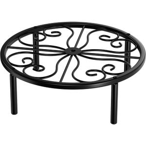 Plant Stand Plant Holder - 3.5 in Short Flower Stand for Garden Courtyard, Heavy Duty Plant Rack for Multiple Plant Indoor or Outdoor, Up to 60LBS.