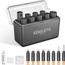 Edglete for iPhone Cleaning Kit, Cleaner Kit for AirPod, iPhone Cleaner Charging Port Cleaning, Portable Cell Phone Repair Restore Tool for iPad Lightning Charger Cables Connectors Electronic Devices