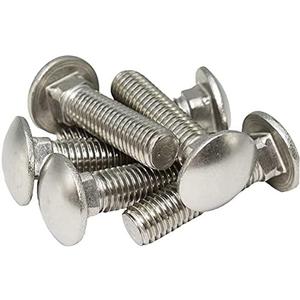 1/2"-13 X 1 (10pc) Carriage Bolt Square Neck Type 18-8 Stainless by SANTIE
