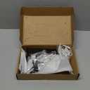 HITOMEN Heavy Duty Floating Shelf Brackets, 8-Inch (1/5'' Thick) Hidden Shelves Hardware, Cast Iron L Brackets, Rustic Industrial Black Metal Wall Shelving Supports, 4 Pack