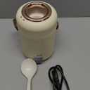 Small Rice Cooker, Efficient Heating Easy to Use Electric Stewpot Multifunction for Dorm for Home (Beige)