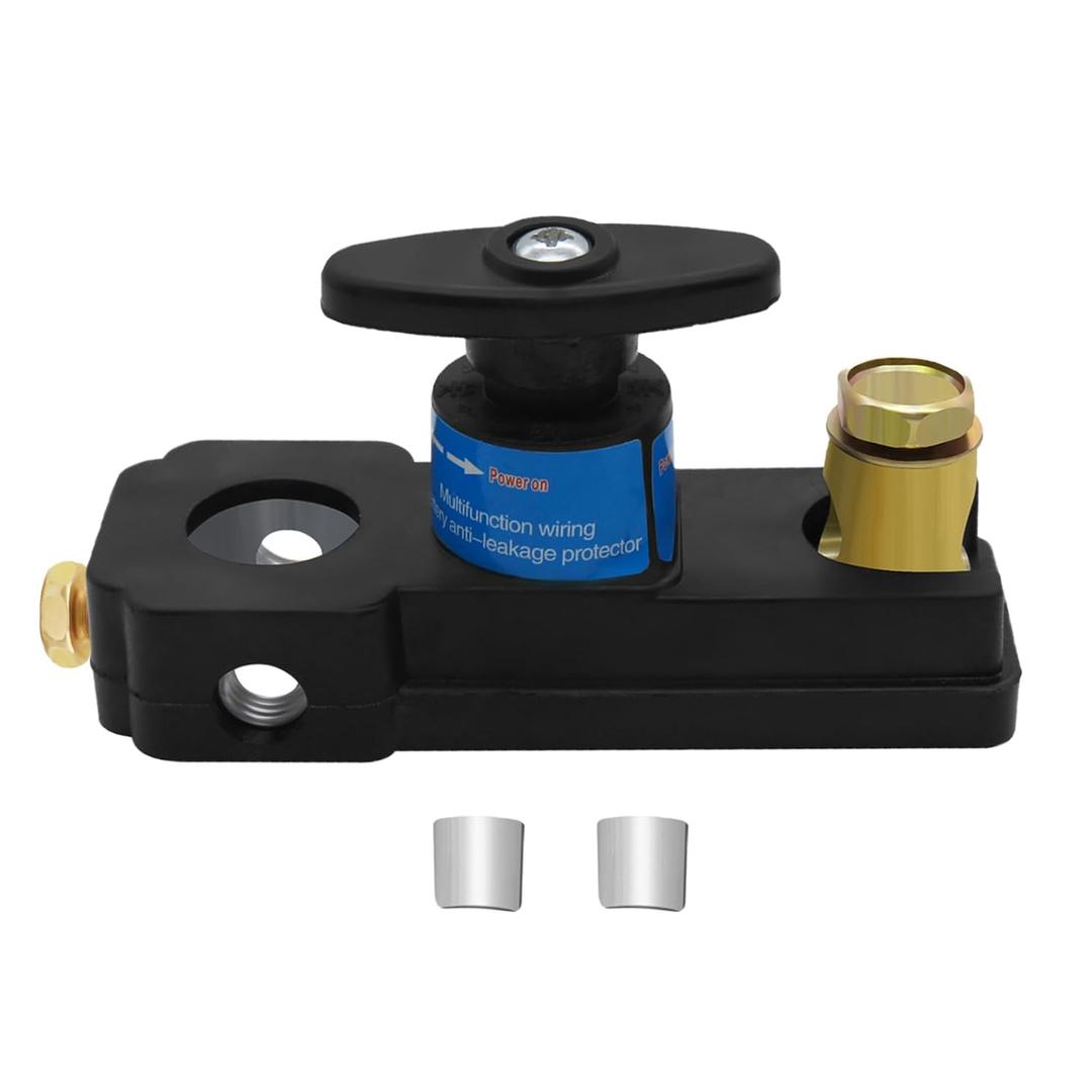 Car Battery Disconnect Switch 12v 24v Heavy Duty Battery Kill Switch Battery Isolator Power Cut Off Switches Battery Shut Off for Preventing Battery Drain of RV Truck Marine Boat (1pc Straight)