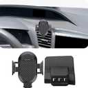 Car Phone Holder Fits for Honda Civic 2012-2015 Accessories,Thick Cases Friendly,Cell Phone Mount for 4.7-7 in Phones,360 Degree Rotation,Easy to Install