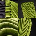 KLYMIT Static V2 Inflatable Sleeping Pad | Portable, Ultralight, Easy to Inflate, Foldable Air Bed for Camping, Backpacking & Hiking Green, 72"L x 23"W x 2"Th