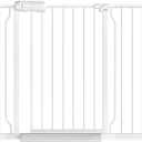 Fairy Baby Extra Wide Baby Gate for Dogs Pressure Monuted Safety Gate for Living Room, Fits 62 Inch to 67 Inch with No Drill Auto Close Dog Gate for Doorways, White