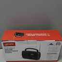 GPX R633B Portable Shortwave AM/FM Clock Radio (Black)