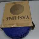 YASHINE PVC Drain HOSE 2"*100ft, Pool Backwash Hose, Heavy Duty Reinforced Blue PVC Lay Flat Water, For Swimming Drain Pools and Clean Filters, with 2 Clamp