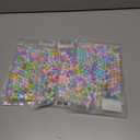 4 x Xeahung 200PCS Colored Acrylic Rose Beads 12mm Round Flower Beads Charms for Jewelry Making Bracelets Earring Necklace Adults Beading DIY Art Craft Christmas Ornament Birthday Gifts (Mixed Color)