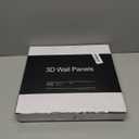 Art3dwallpanels 33 Pack 3D Wall Panel Diamond for Interior Wall Dcor, PVC Flower Textured Wall Panels for Living Room Lobby Bedroom Hotel Office, Black, 12''x12'' Cover 32.Sq.Ft.