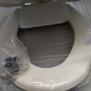 Bemis 7300SLEC Slow Close Toilet Seat, Easy Clean Hinges and Durable Plastic Seat, Made in USA, Elongated, Biscuit