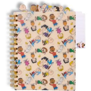 Peanuts Gang Journal Notebook, Spiral Bound, 144 Lined Pages, 8 x 7 inches Peanuts Snoopy Charlie Brown
