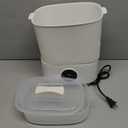 Fisca Baby Bottle Sterilizer and Dryer, 5-in-1 Large Capacity Bottle Sanitizer and Dryer, 2 Layers Compact Baby Bottle Electric Steam Sterilizer and Dryer for Baby Bottles, Pacifiers, Pump Parts