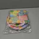 96 Pcs Easter Plates and Napkins Sets, 350GSM Easter Paper Plates, Colorful Spring Disposable Plates Napkins Forks Dinner Plates, Easter Dinnerware Tableware Party Supplies