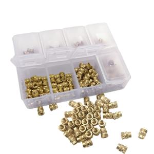 M2 M2.5 M3 Heat Set Inserts for Plastic Threaded Brass Insert Nuts for 3D Printing 170pcs