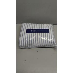 Extra Deep King Sheet Set - 6 Piece Breathable and Cooling Sheets - Hotel Luxury Bedding for Women, Men, Kids & Teens - Easy & Secure Fit - Soft and Wrinkle Free - Extra Deep Pockets - Blue Stripes