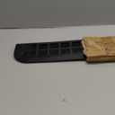 Ruedamann 1" Rise Rubber Threshold Ramp, 42.9" Wide Wheelchair Ramp, 2200 Lbs Capacity, Entry Ramp with Non-Slip Surface, for Wheelchairs, Scooter, Power Chairs, Driveways, Curb Standard Anti-Slip Black