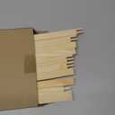 Hotop 6 Set Stretcher Bars for Needlework 6 Sizes Wooden Canvas Stretcher Bars for Needlepoint Embroidery Stitch Frame Set Bundle with Crafts (6 Size,Natural)