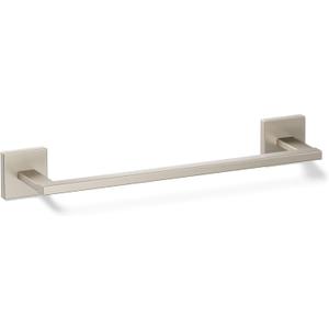 Kohler 23286-BN Square 12" Towel bar, Vibrant Brushed Nickel