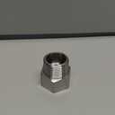 Beduan Stainless Steel Garden Hose Adapter - 3/4" GHT Female to NPT Male Connector (3/4 FHT x 3/4 MPT)