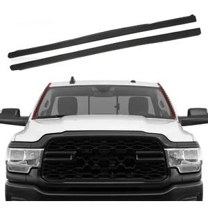 2PCS Windshield Molding Strip Front Right & Left Side Compatible with Ram 1500 2009-2022 2500 3500 2010-2022 4500 5500 2011-2022 68297609AB 68297608AB