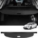 Powerty Cargo Cover for 2010-2014 2015 Toyota Prius 1.8L Accessories Trunk Cover Retractable Trunk Shielding Shade Cargo Luggage Cover Black（Not Fit Toyota Prius C and Toyota Prius V）