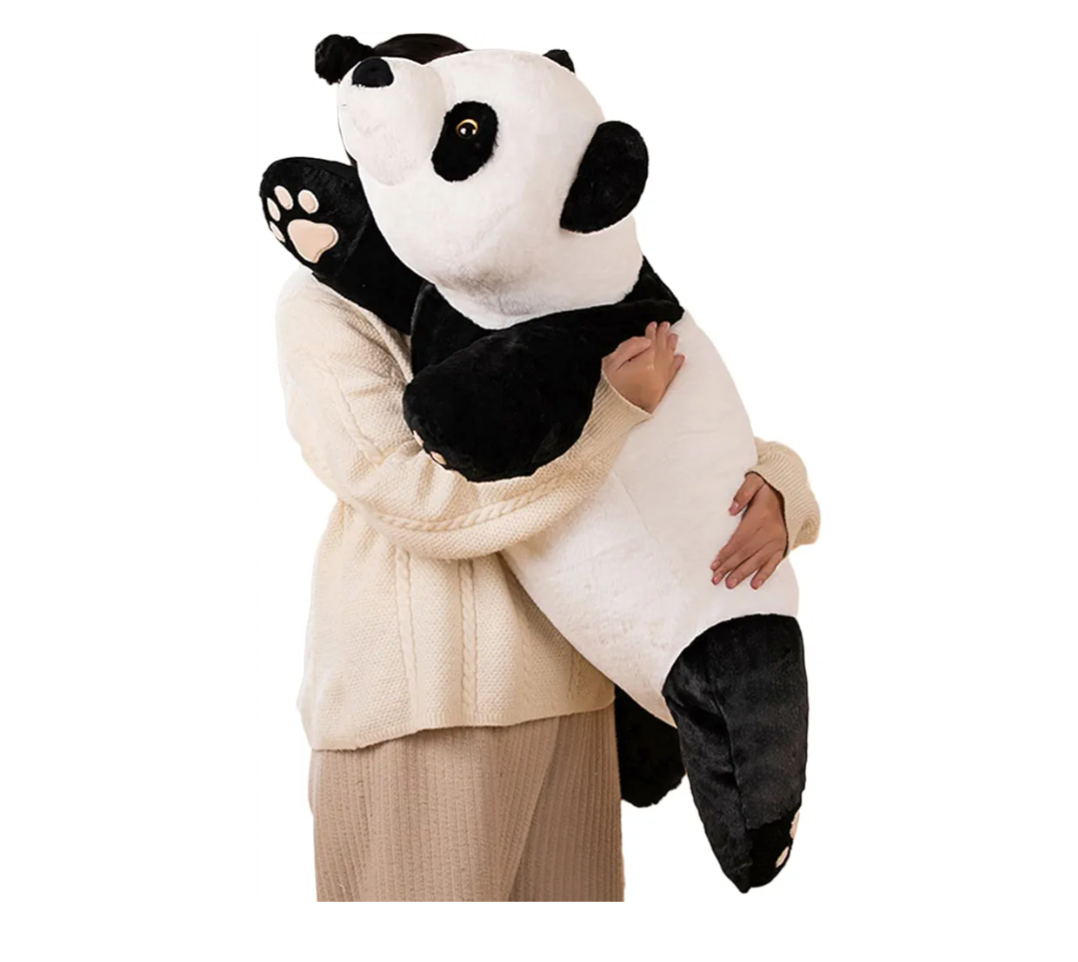 Panda Plush Toy Cute Panda Weighted Plush Animals Pillow Gifts for Kids Adults Birthday, Valentine's