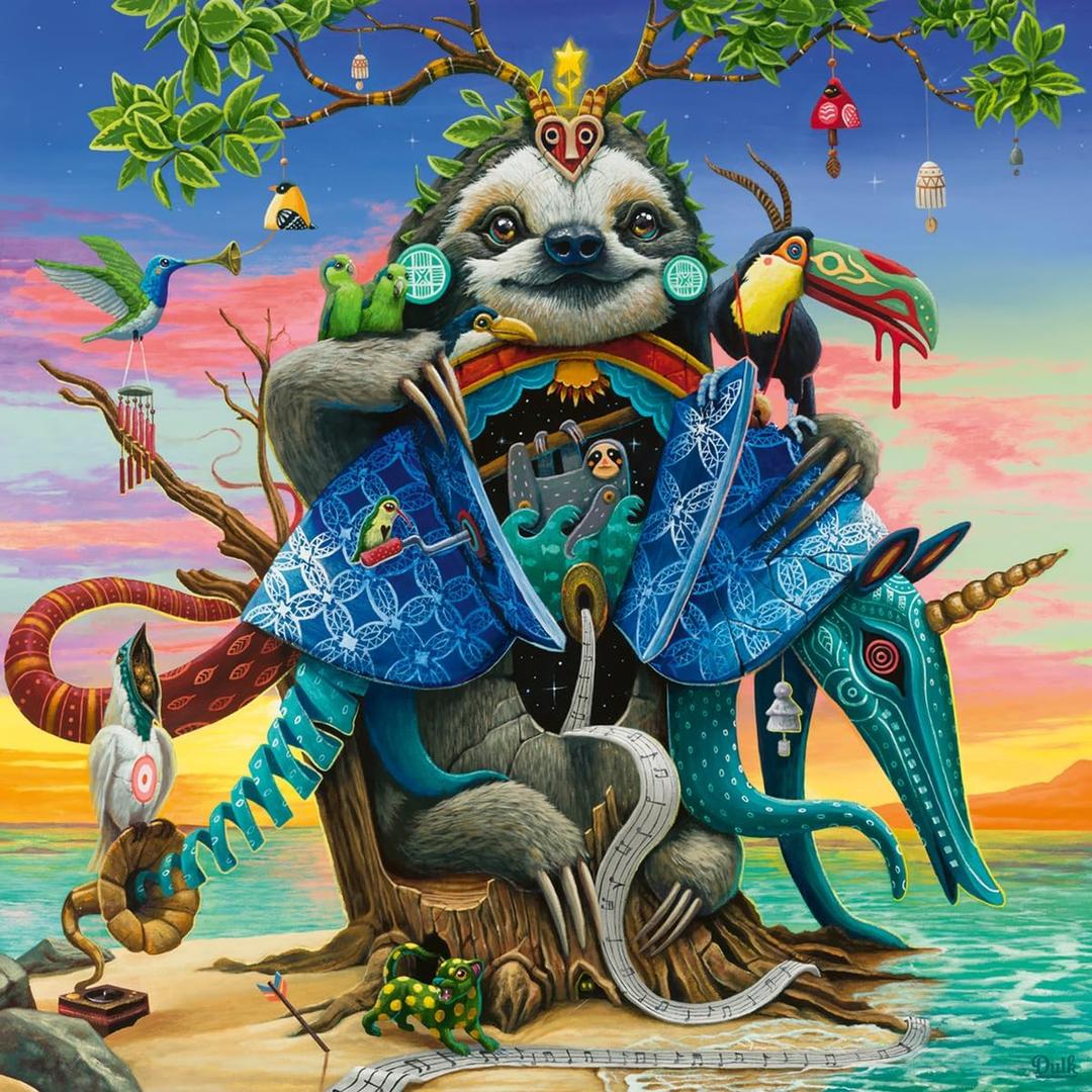 Ravensburger Afterglow 500 Piece Jigsaw Puzzle | Magical Endangered World by Dulk | Environmentally Inspired Art | Premium Quality | Eco-Friendly Materials