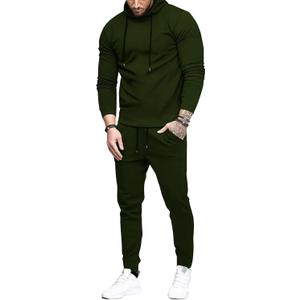 Uni Clau Men's Tracksuit 2 Piece Set Sweatsuits hoodies and Sweatpants Athletic jogging suits sets Casual (Green, XXXL)