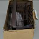 EUDELE 5-Pack Rustproof Stainless Steel Shower Caddy  No Drill Adhesive Bathroom Organizer with Large Capacity, Spacious Shower Shelves for Inside Shower, Kitchen & Home Decor Storage-XL Size (Dark Brown)