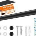 2nd Gen Paper Towel Holder Under Cabinet No Drilling, [More Sturdy] Self Adhesive or Drilling Paper Towel Holder Wall Mount for Kitchen,RV [Fit Mega Paper Towel Roll] SUS304 Stainless Steel