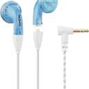 NICEHCK YDX Earbuds for iPhone 3.5mm Headphones, HiFi Sound Audiophile Earphones No Mic, Bass Stereo Wire in-Ear for Android, PC, MacBook, Laptop, Gaming (Blue no mic)