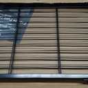 NEWBULIG Dog Playpen Indoor 4 Panels 24 Inch, Metal Outdoor Dog Fence Pen