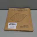 Silicone Coffee Mat,15.8"x 7.8"in Bar Mat for Countertop,Heat-Resistant,Non-Slip,Leak-Proof,Fit for Coffee Maker/Espresso Machine-Black