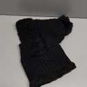 3 in 1 Beanie Hat for Women,3 in 1 Beanie Hat with Scarf and Mask, Winter Warm Knitted Ski Scarf and Mask Set (Black)