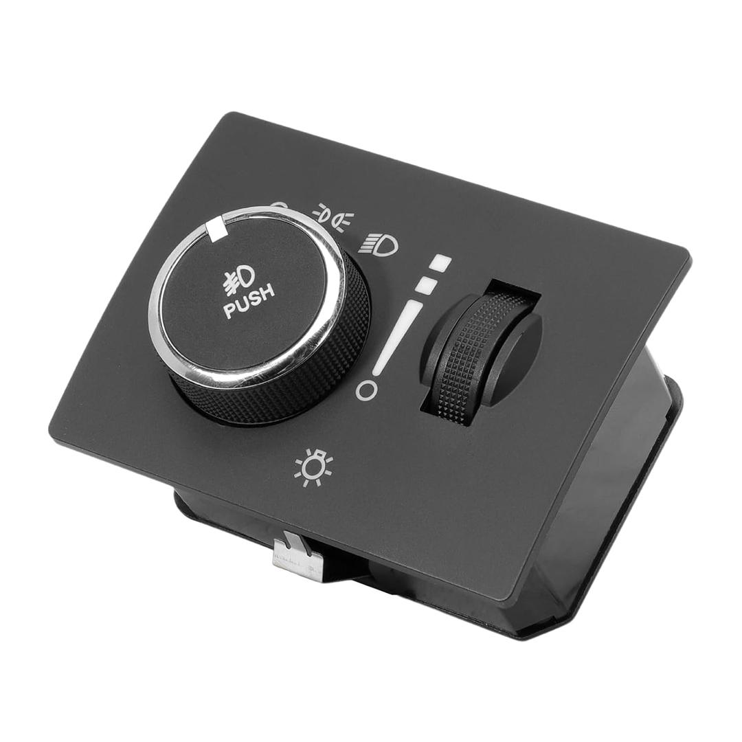 Headlight Switch Fog Light Switch Control for Grand Cherokee 2014-2022 Instrument Panel Dimmer Switch Replace 68142242AA 68258718AA