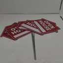 Queekay 5 Pack Open House Yard Signs with Metal Stakes for Real Estate 16 x 12 Large Double Sided Weather Proof Open House Signs with Directional Arrows Real Estate Agent Supplies(Red)