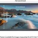 17x29 inch Picture Frame Solid Wood Black,Suitable for Panoramic Photo Frame, Posters,Painting,Group Photo,Puzzle (A23B1729)