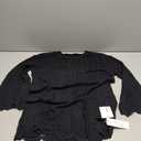 VIMPUNEC Crochet Swimsuit Coverup for Women Summer Bathing Suit Cover Ups Swimwear Beach Dress, Size Small