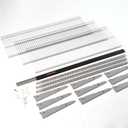 Rubbermaid Fasttrack Rail Storage 48"x16" 3-Shelf Kit, 350 lbs. Per Shelf, for Home/Garage/Shed/Workshop Organization