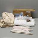 Kids Play Tent Indoor: with Mat, Tassel Garland, Star Lights - Girl Tent Indoor Playhouse for Kids Toys for Boy Girl Birthday Gift