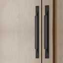 Kitchen Cabinet Pulls - Black Cabinet Handles - 5 Pack Long Cabinet Hardware for Drawers Dresser Furniture Pulls (18.9 inches Hole Center - 23.62 inches Length)