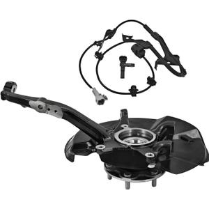 698-149 Front Left Steering Knuckle Assembly Compatible with Toyota Tacoma 4WD 2005-2023, Driver Side Spindle Knuckle w/Wheel Bearing Hub and ABS Sensor, 698149 43212-04050 4321204050
